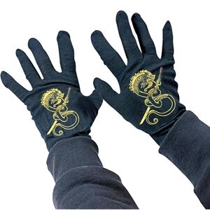 Ninja cosplay gloves dragon